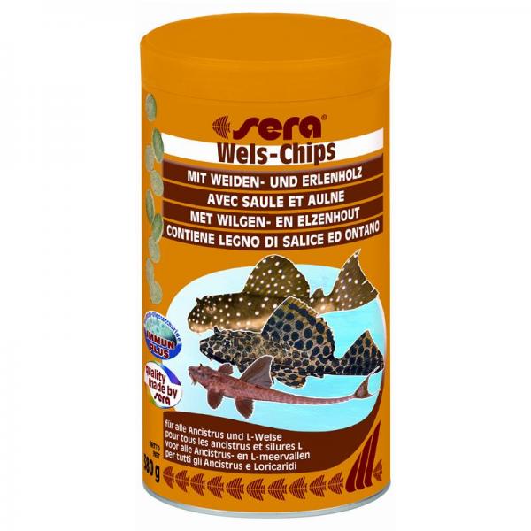 ARDEBO.de sera Wels-Chips 1000 ml