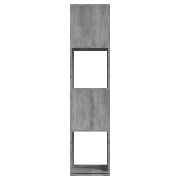 Drehregal Betongrau 34,5x34,5x75,5 cm Holzwerkstoff