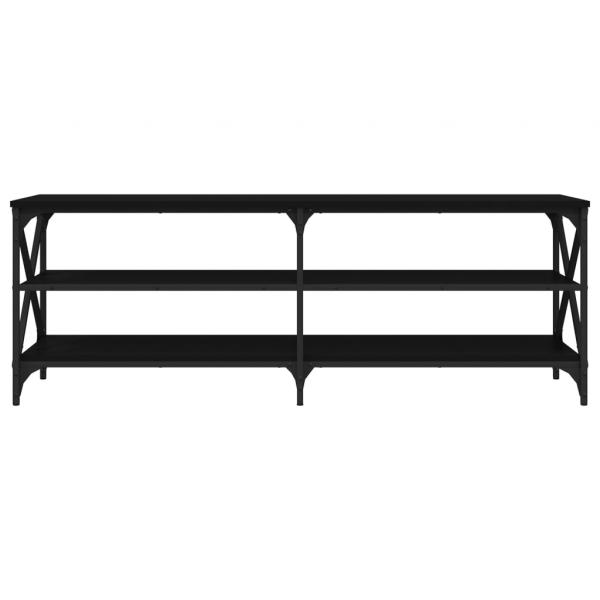 TV-Schrank Schwarz 140x40x50 cm Holzwerkstoff