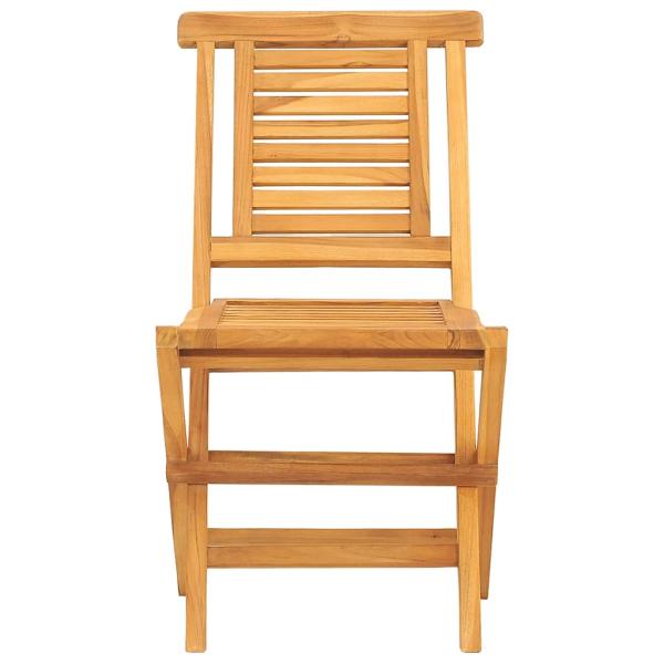Klappst?hle, 6 St?ck, 47 x 63 x 90 cm, Massivholz Teak