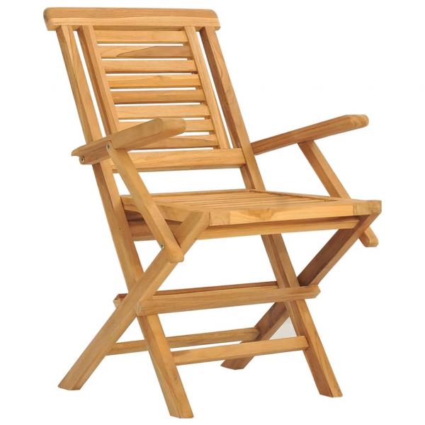 ARDEBO.de - Gartenstühle 6 Stk. Klappbar 56x63x90 cm Massivholz Teak