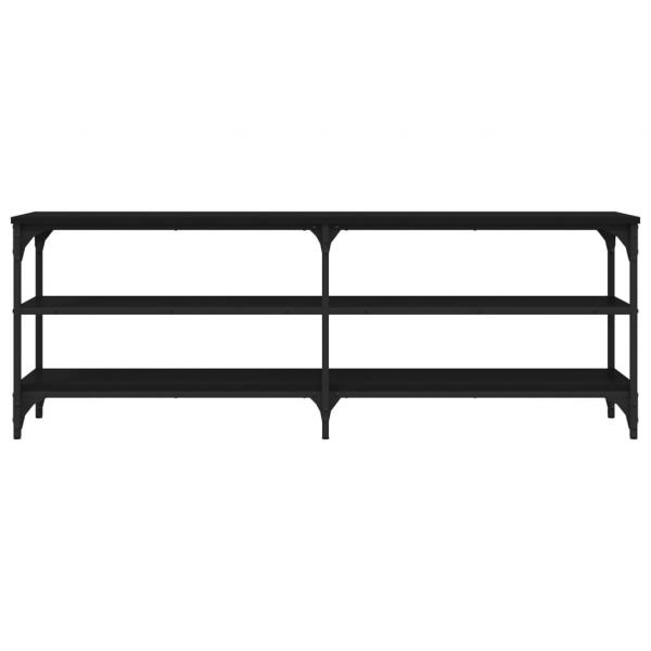 TV-Schrank Schwarz 140x30x50 cm Holzwerkstoff
