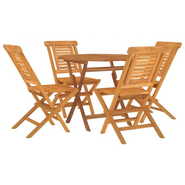 ARDEBO.de - 5-tlg. Garten-Essgruppe Massivholz Teak