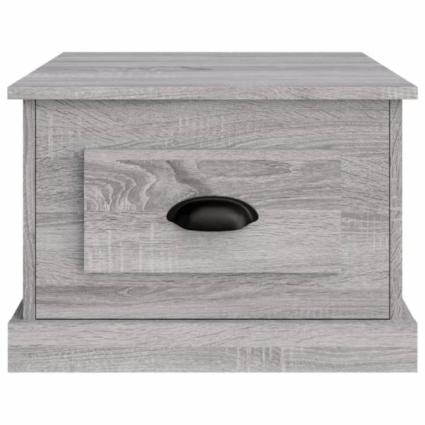Couchtisch Grau Sonoma 50x50x35 cm Holzwerkstoff