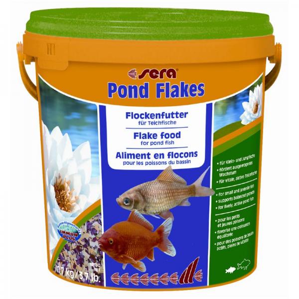 ARDEBO.de sera pond Flakes Nature 10 Liter