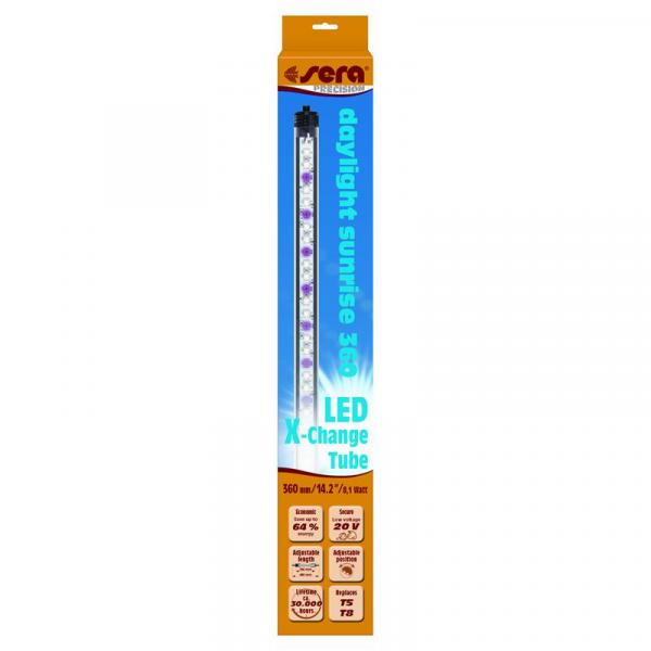 ARDEBO.de sera LED X-Change Tube daylight sunrise 360 mm / 8,1 Watt