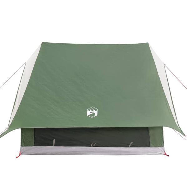 Campingzelt 3-Personen Grün Polyester Zusammenklappbar