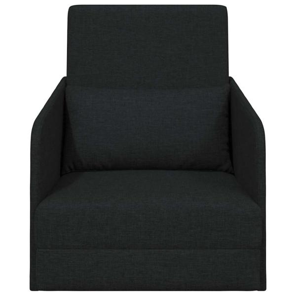 Sofa Schwarz Polyester, Holz 200 x 60 x 62 cm Ergonomisch