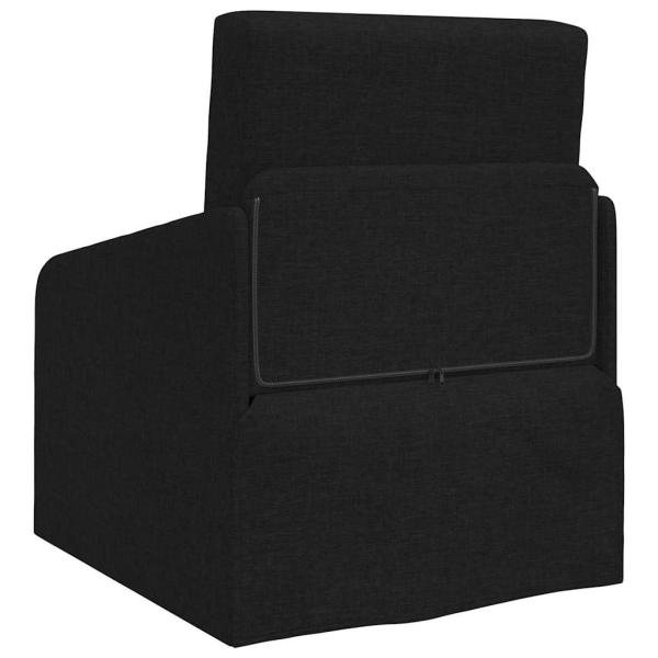 Sofa Schwarz Polyester, Holz 200 x 60 x 62 cm Ergonomisch