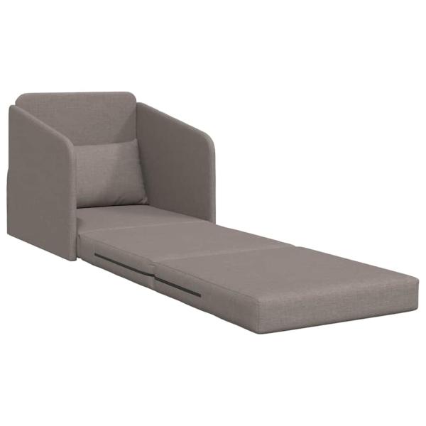 ARDEBO.de - Fußboden-Sofa-Bett Taupe Polyester Fußboden-Sofa-Bett Rechteckig