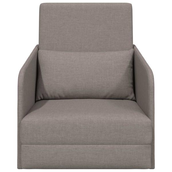 Schlafsofa Taupe 65 x 80 x 83 cm Stoff