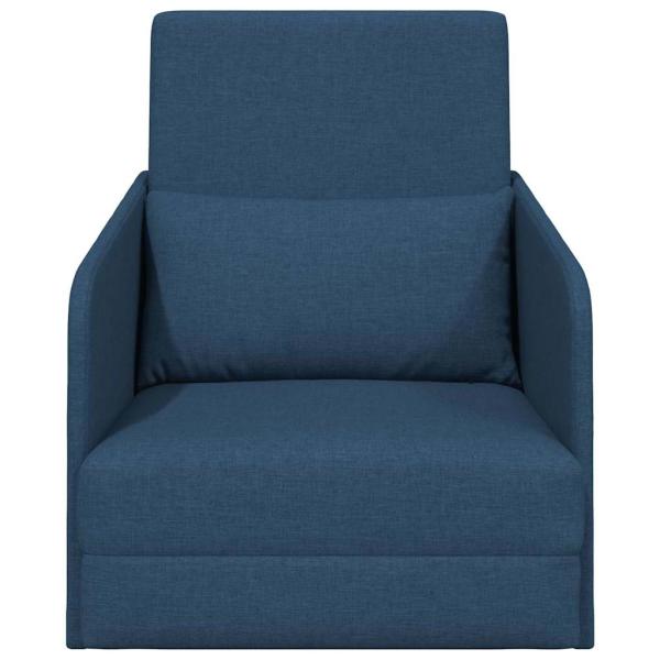 Sofa Blau Polyester 200 x 60 x 62 cm Langlebig Futon Sofa