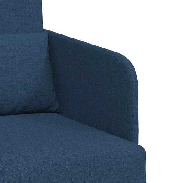 Sofa Blau Polyester 200 x 60 x 62 cm Langlebig Futon Sofa