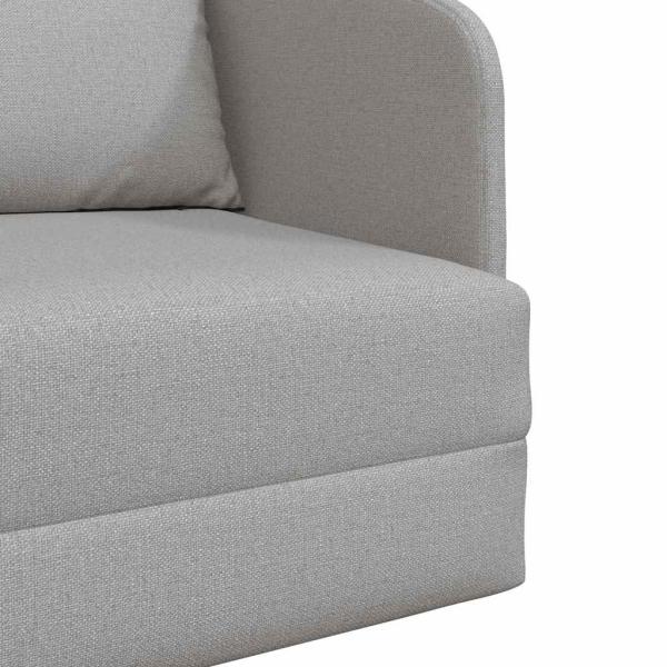 Sofa Wolken-Grau Polyester 200 x 60 x 62 cm Futon Sofa-Bett