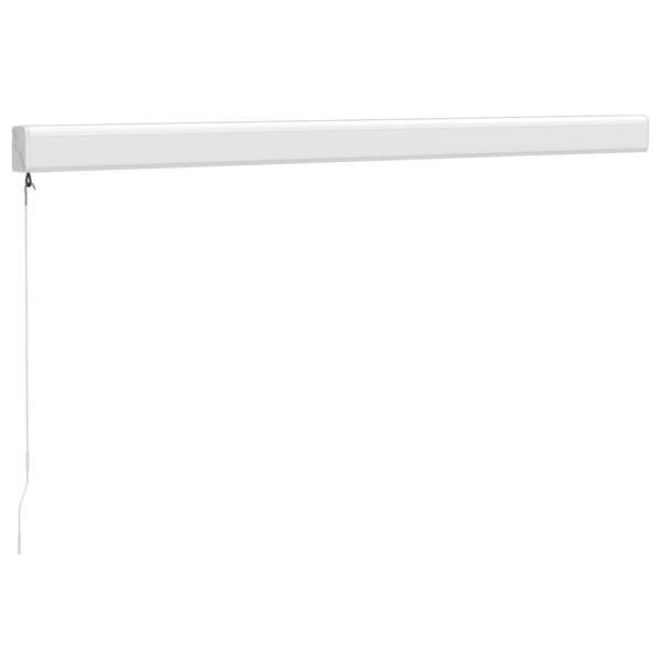 Markise Einziehbar Creme 3,5x2,5 m Stoff und Aluminium
