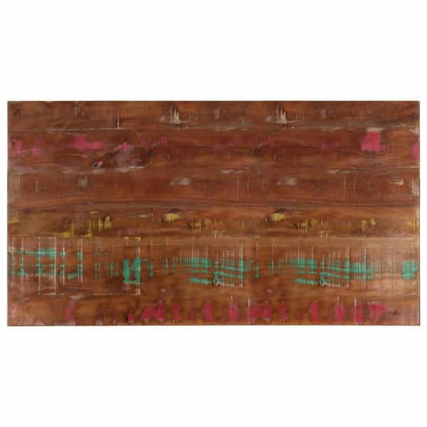 ARDEBO.de - Tischplatte 100x50x3,8 cm Rechteckig Altholz Massiv