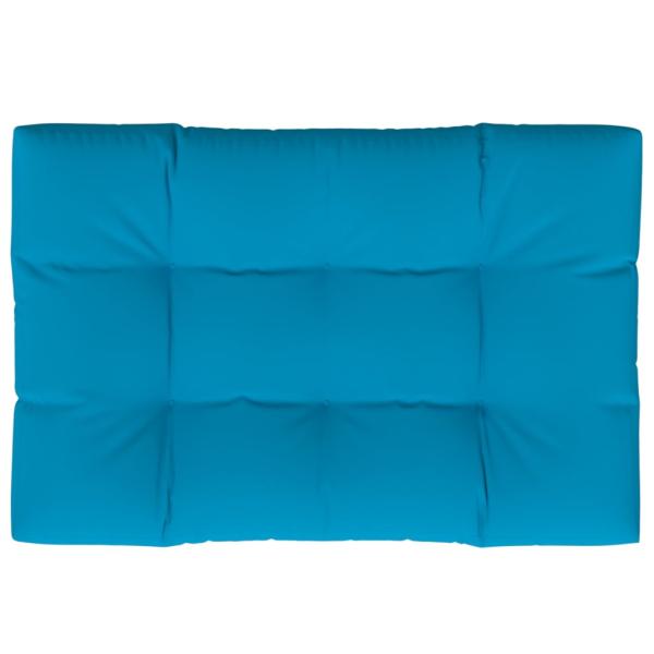 Palettenkissen Blau 120x80x12 cm Stoff