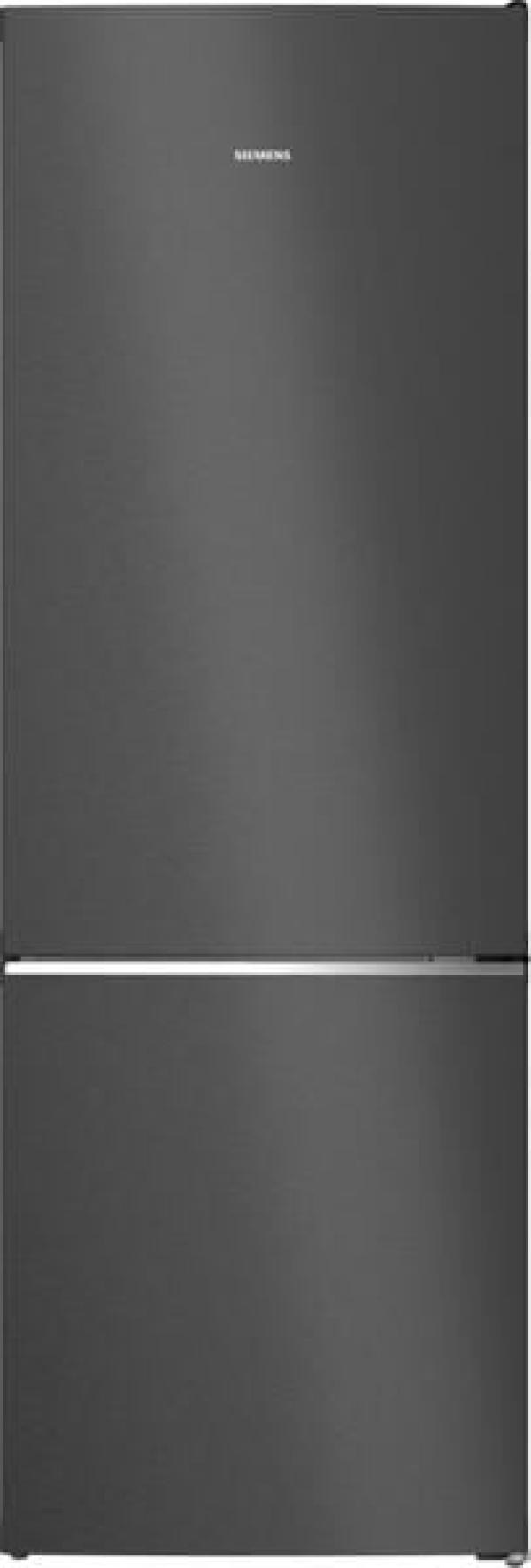 ARDEBO.de Siemens KG49N4XAF iQ500 Stand Kühl-Gefrierkombination, 70 cm breit, 440 L, Total noFrost, hyperFresh 0°C, Individuelle Temperaturregelung, bottleRack, Gebürsteter schwarzer Stahl AntiFingerprint