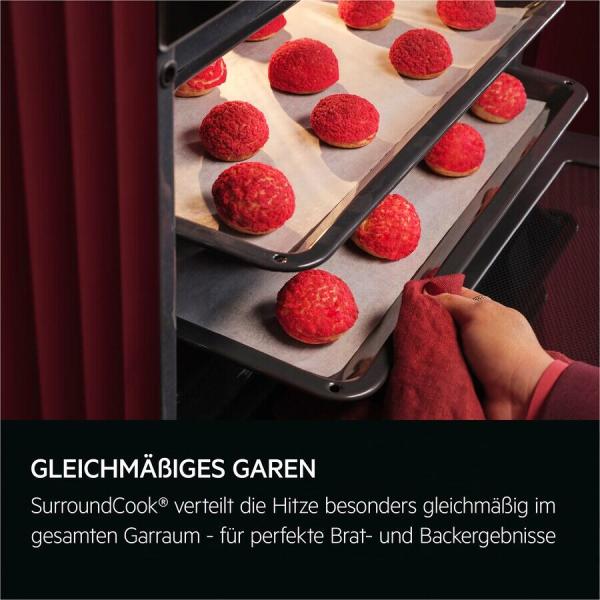 AEG KOMBI 3025B EEK: A+ Herdset mit Glaskeramikkochfeld (OU5AE20SK + HE604062XB), 60 cm breit, 72 L, Uhr, schwarz