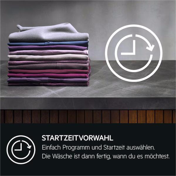 AEG TR7T60688 7000 SensiDry 8kg EEK: C Wärmepumpentrockner, 60 cm breit, ProSense, MixDry, EasyClean Filter, Reversierautomatik, Wechselbarer Türanschlag, weiß
