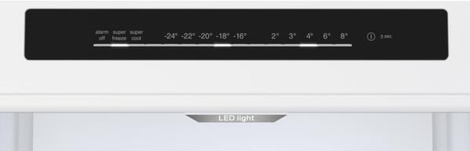 Bosch KGN392I1F Serie 4 Stand Kühl-Gefrierkombination, 60 cm breit, 363 L, Total No Frost, Individuelle Temperaturregelung, Super Kühlen, Gebürsteter Stahl Anti-Fingerprint