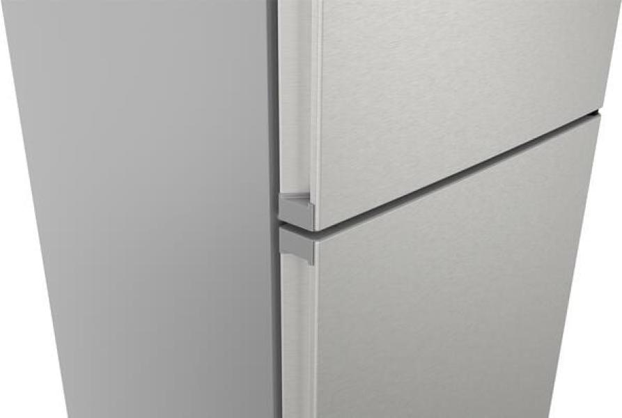 Bosch KGN392I1F Serie 4 Stand Kühl-Gefrierkombination, 60 cm breit, 363 L, Total No Frost, Individuelle Temperaturregelung, Super Kühlen, Gebürsteter Stahl Anti-Fingerprint