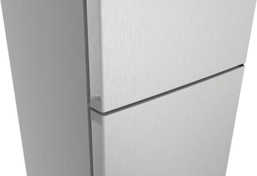 Bosch KGN392LAG Serie 4 Stand Kühl-Gefrierkombination, 60 cm breit, 363 L, Total No Frost, Individuelle Temperaturregelung, Super Kühlen, Metall-Optik