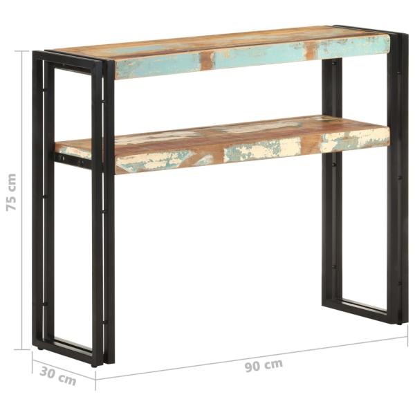 Konsolentisch 90x30x75 cm Altholz Massiv