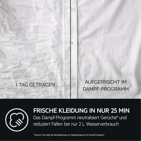 AEG LR7E60488 10 kg Frontlader Waschmaschine, 1400 U/Min, UniversalDose Schublade, MixLoad, ProSteam, ProSens, weiß