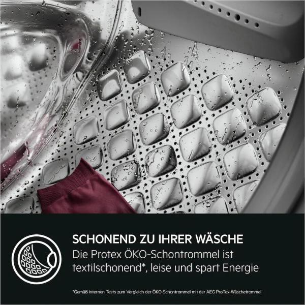 AEG LR7E60488 10 kg Frontlader Waschmaschine, 1400 U/Min, UniversalDose Schublade, MixLoad, ProSteam, ProSens, weiß