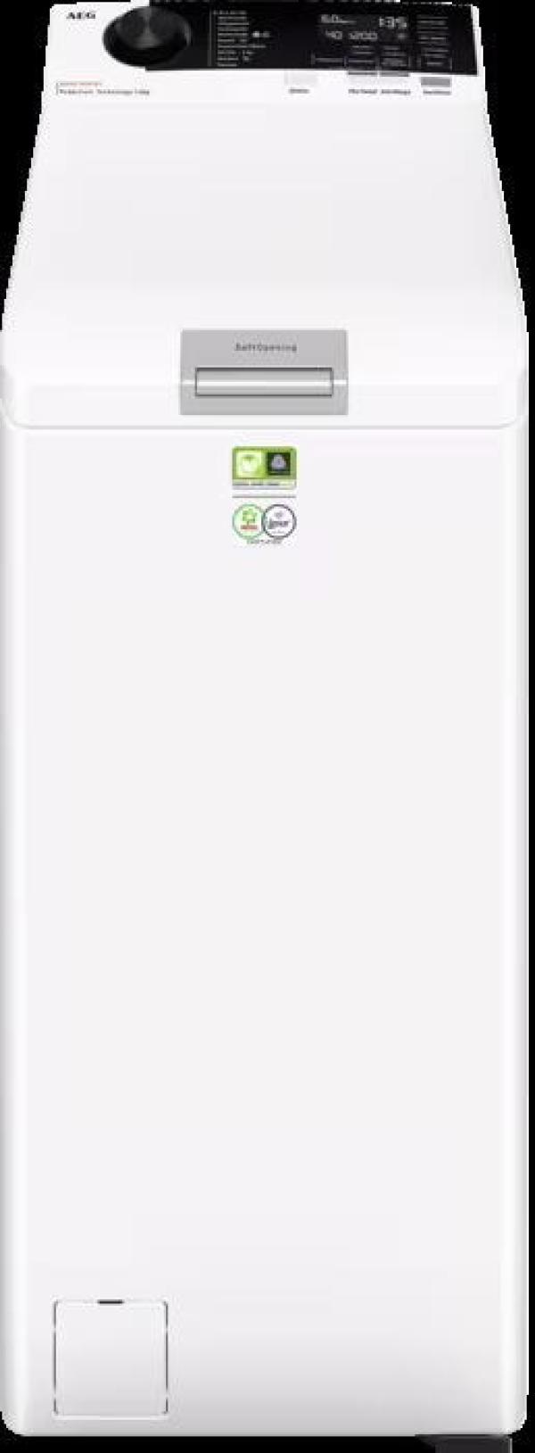 ARDEBO.de AEG LTR8E70368 6kg Toplader, 40 cm breit, 1251 U/Min, PowerCare, ProSense-Mengenautomatik, Startzeitvorwahl, Nachlegefunktion, PowerClean, weiß