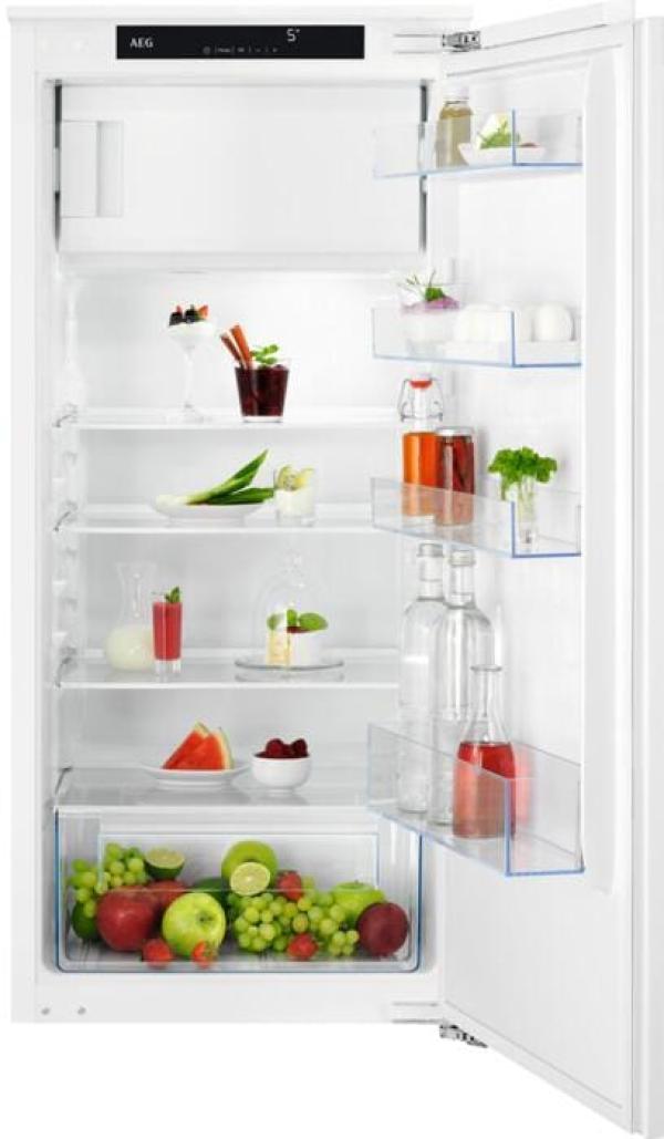 ARDEBO.de AEG OSF5O12EF Einbau Kühl-Gefrierkombination, Nischenhöhe 122,5 cm, 181 L, OptiSpace, TouchControl-Bedienelement, LED-Beleuchtung, weiß
