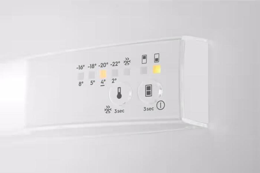 ARDEBO.de AEG OSD5S141ES 5000 ColdSense Einbau-Doppeltürkühlschrank, Nischenhöhe: 144,6cm, 218l, Schlepptürtechnik, LowFrost, Frostmatic, ColdSense