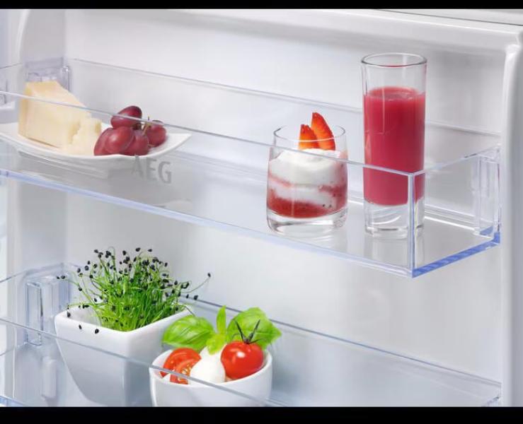 AEG OSD5S141ES 5000 ColdSense Einbau-Doppeltürkühlschrank, Nischenhöhe: 144,6cm, 218l, Schlepptürtechnik, LowFrost, Frostmatic, ColdSense