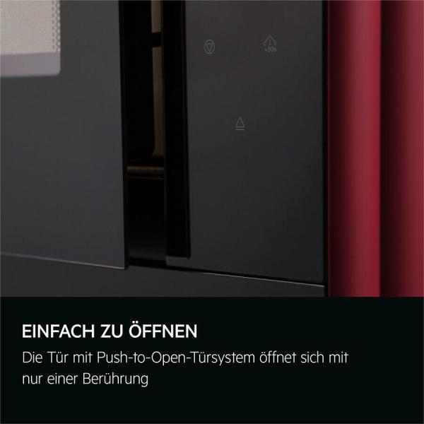 AEG TB6SM171DB Einbau-Mikrowelle, 800W, 17l, Push-to-Open, schwarz