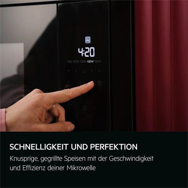 AEG TS5GM251EB Einbau-Mikrowelle, 900W, Grill 1000W, 25L, Eco-Modus, Kindersicherung, TouchControl, Schwarz