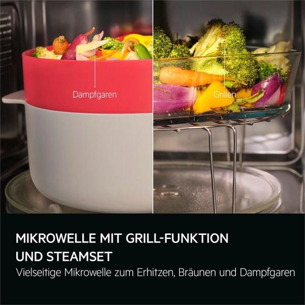 AEG TS5GM251EB Einbau-Mikrowelle, 900W, Grill 1000W, 25L, Eco-Modus, Kindersicherung, TouchControl, Schwarz