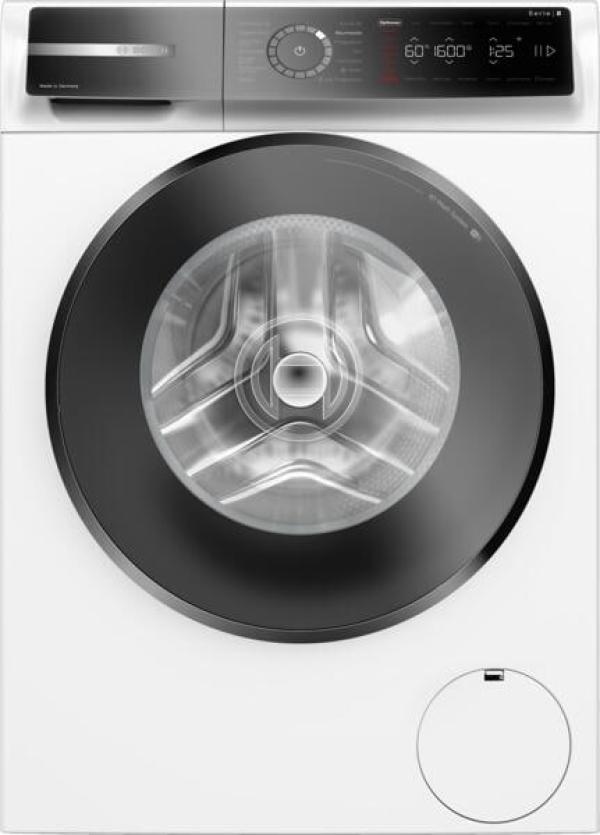 ARDEBO.de Bosch WGB246071 Serie 8 9kg Frontlader Waschmaschine, 60 cm breit, 1600 U/Min, AquaStop, Touch Control Bedienung, Vario Trommel, Home Connect, Iron Assist, weiß