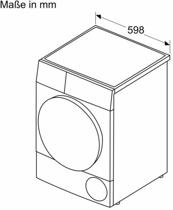 Bosch WTH83VV4 Serie 4 8kg EEK: D Wärmepumpentrockner, 60 cm breit, Auto Dry, Sensitive-Drying-System, Quick-40"-Trocknen, weiß