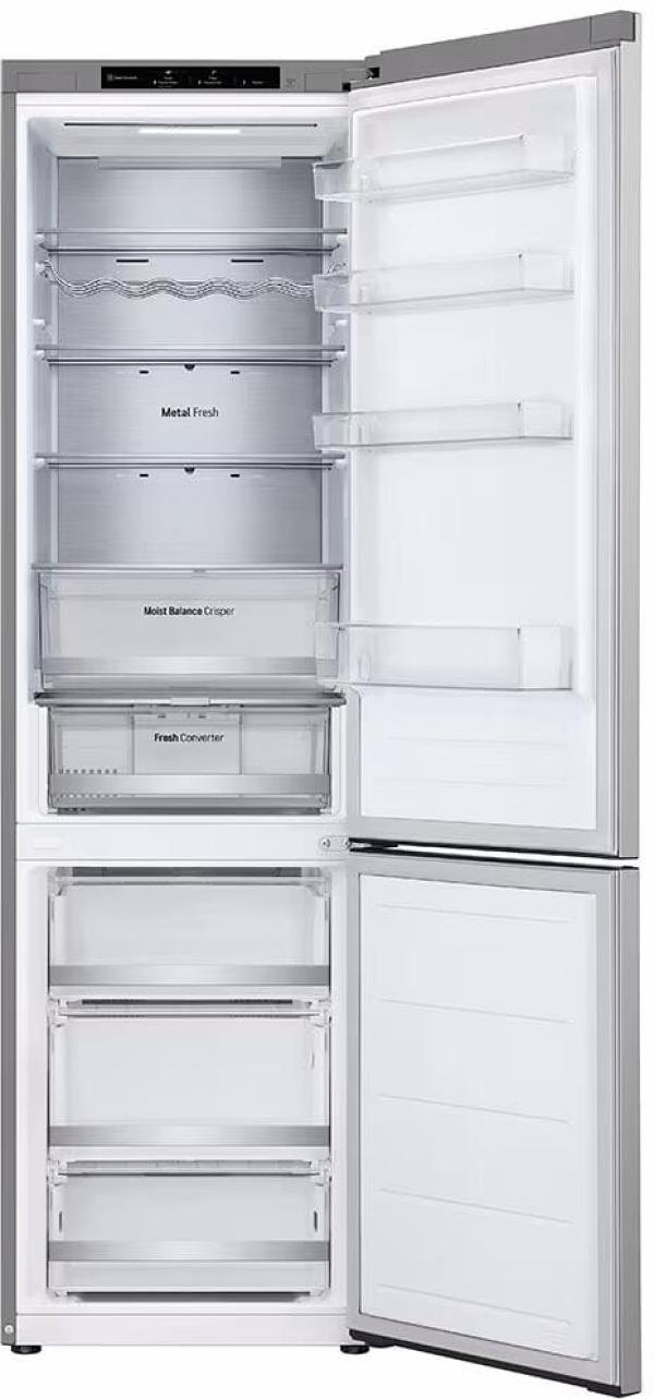 LG GBV5240APY Stand Kühl-Gefrierkombination, 59,5 cm breit, 387 L, NoFrost, Multi-Airflow, LINEARCooling, DoorCooling+, Prime Silver
