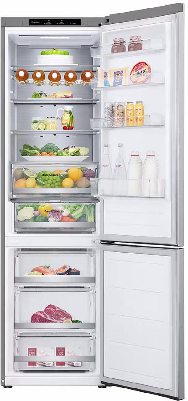 LG GBV5240APY Stand Kühl-Gefrierkombination, 59,5 cm breit, 387 L, NoFrost, Multi-Airflow, LINEARCooling, DoorCooling+, Prime Silver