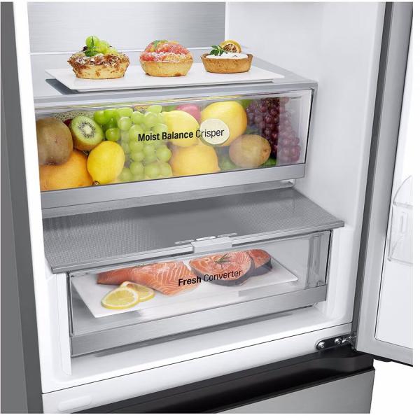 LG GBV5240APY Stand Kühl-Gefrierkombination, 59,5 cm breit, 387 L, NoFrost, Multi-Airflow, LINEARCooling, DoorCooling+, Prime Silver