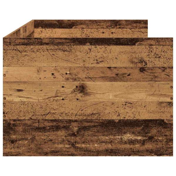 Rustikales Tagesbett Altes Holz MDF 90 x 200 cm Langlebig