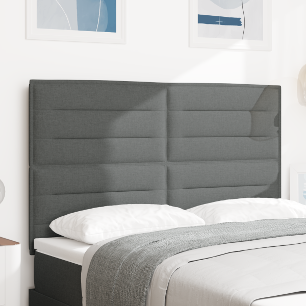 Kopfteil Dunkelgrau 144 cm Stoff