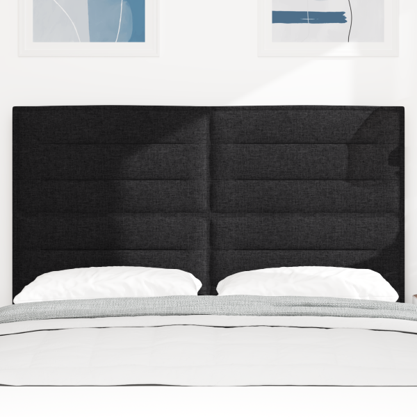 Kopfteil Schwarz 160 cm Stoff