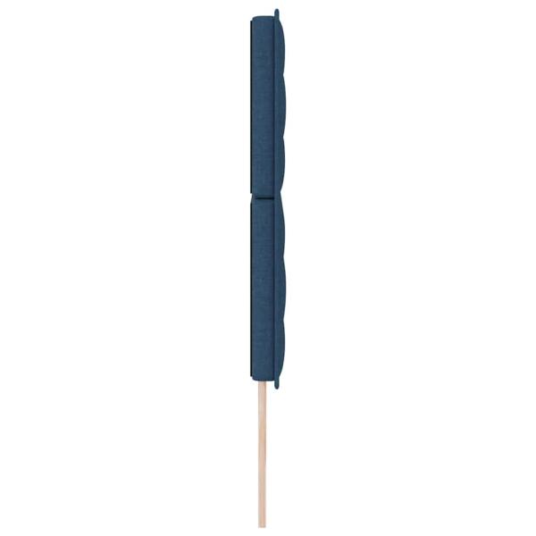 Kopfteile Linien Design Blau 180 cm Stoff
