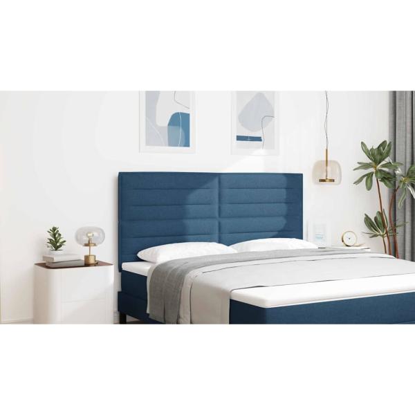 Kopfteil Blau 180 cm Stoff