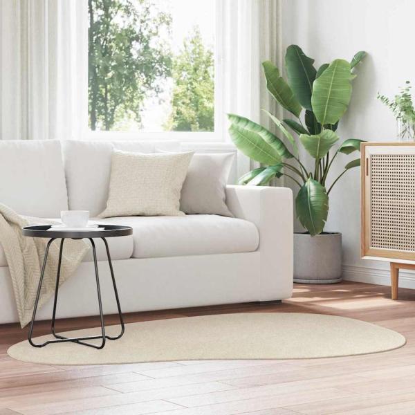 ARDEBO.de - Teppich 'HUARTE' Kurzflor weich und waschbar Beige 120x170 cm