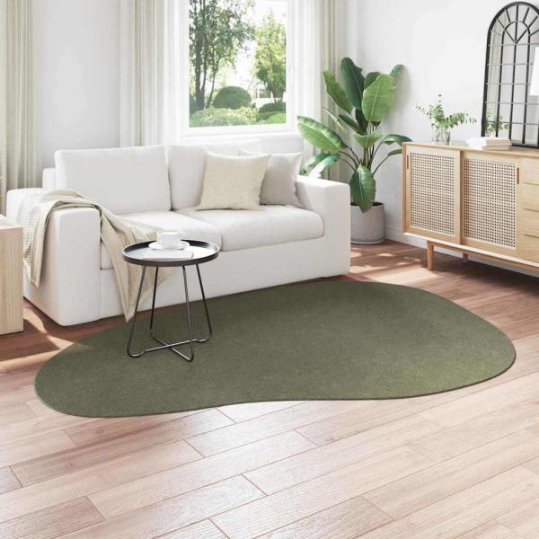 Teppich ""HUARTE"" Kurzflor weich und waschbar Waldgrün 160x230 cm