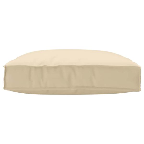 Pallet-Kissen für Sitz Beige 80x80x12 cm